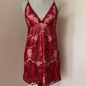 Free People Night Shimmers Dress Sz 4